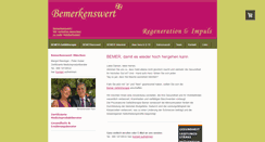 Desktop Screenshot of bemerkenswert-gut.de